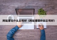 网站建设什么公司好（网站建设什么公司好）